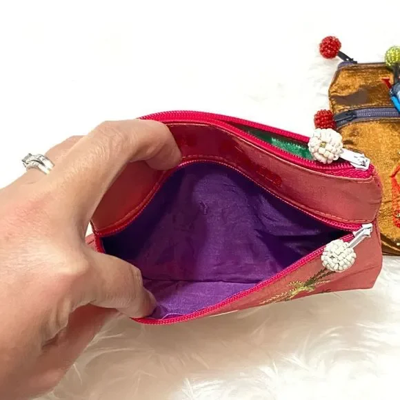 Handmade embroidered wallet - Picture 5 of 8